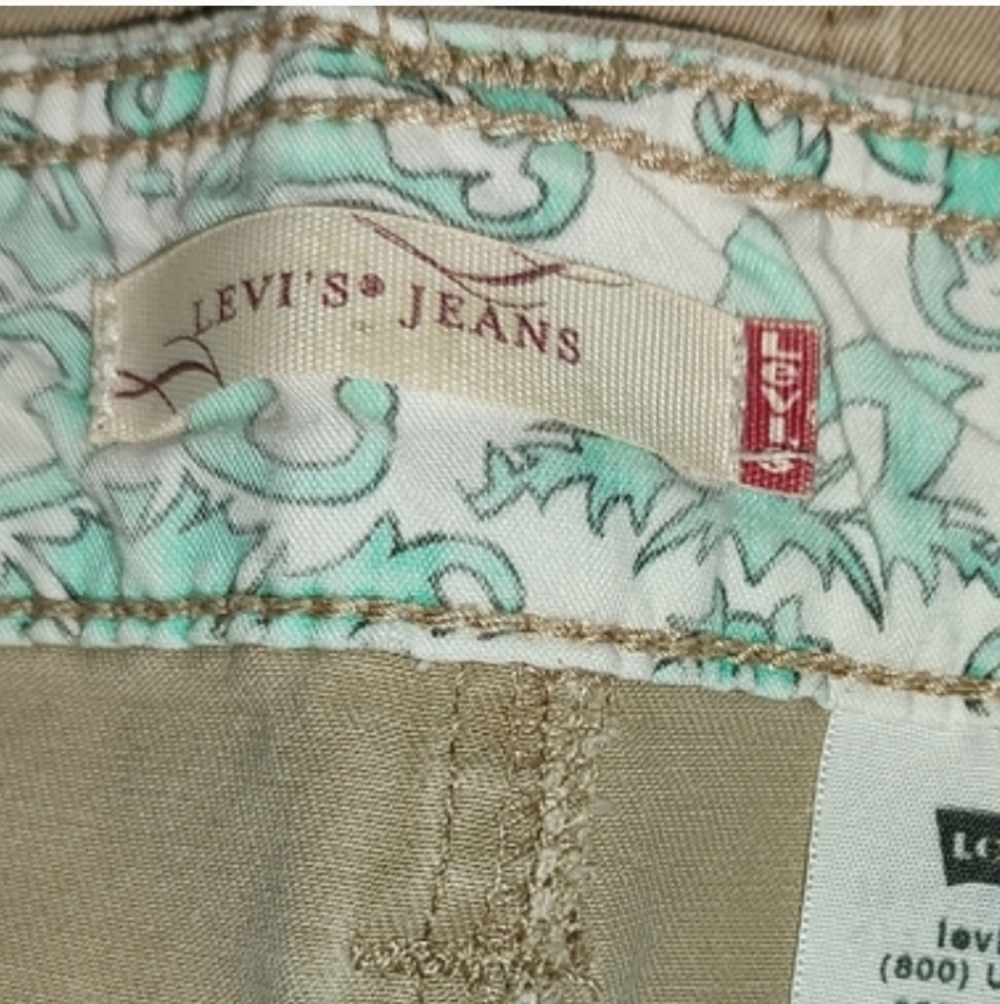 Levi's Vintage Y2K Classic Tan Maxi A Line Skirt - Picture 6 of 6